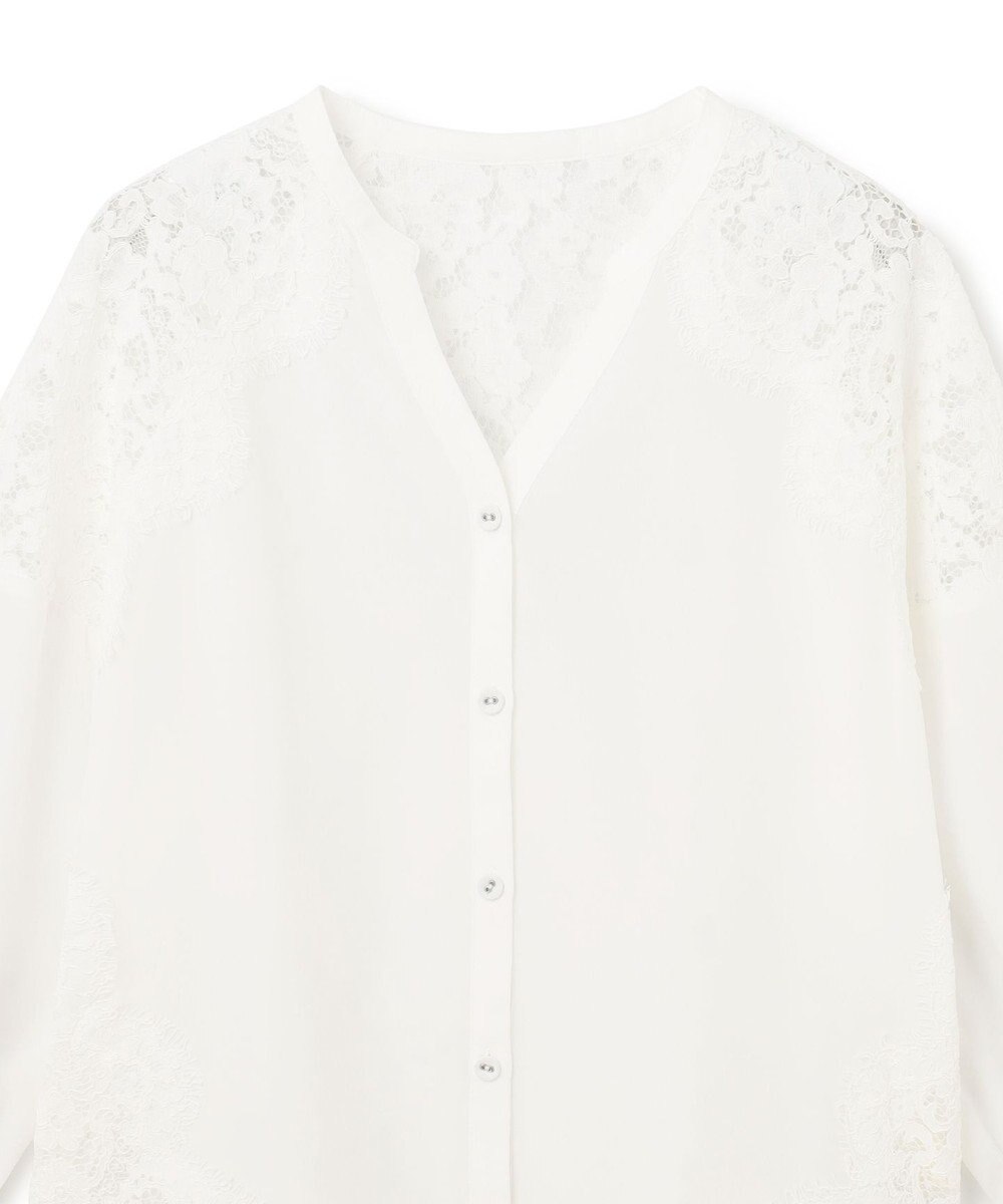 GRACE CONTINENTAL レースコンビブラウス 