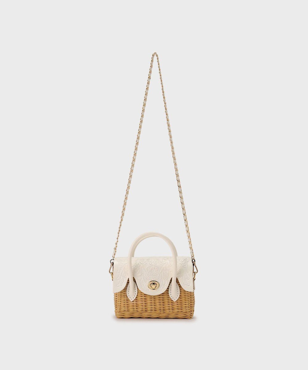 GRACE CONTINENTAL Micro RattanBag エクリュ