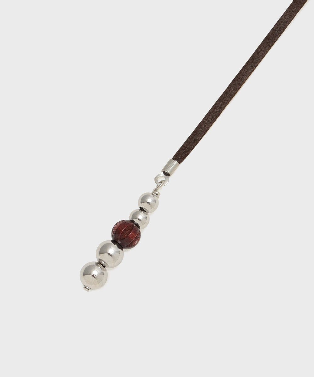 GRACE CONTINENTAL ビーズレザーチョーカー 