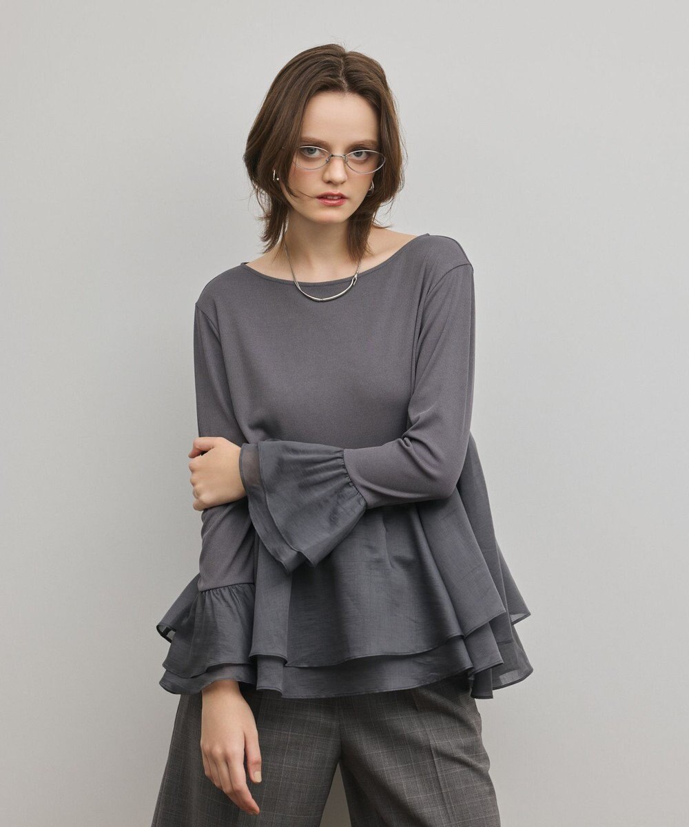 GRACE CONTINENTAL フレアカットトップ 