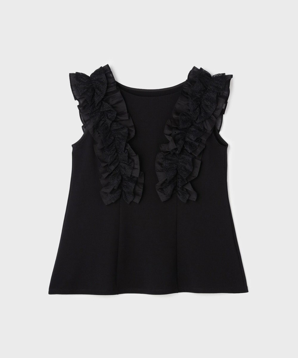 GRACE CONTINENTAL フリル切替カットトップ 