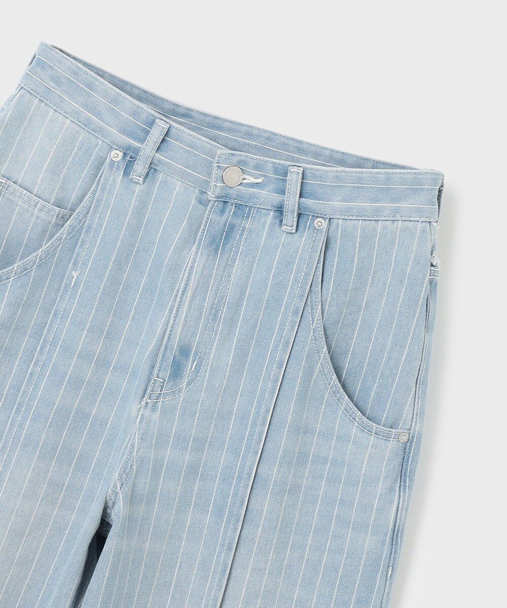 GRACE CONTINENTAL ヒッコリーデニムワイドパンツ