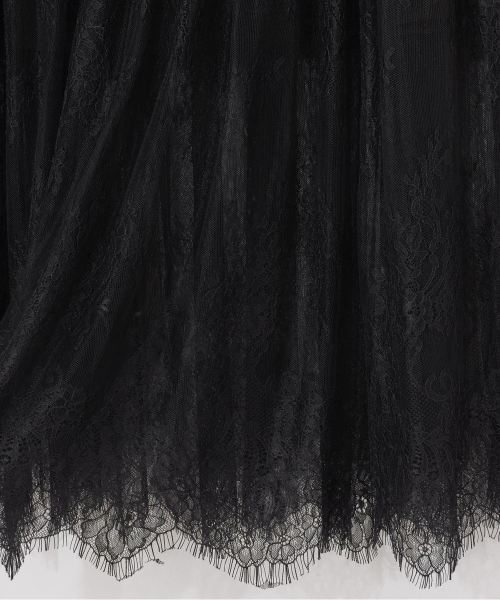 GRACE CONTINENTAL レース切替ティアードスカート 