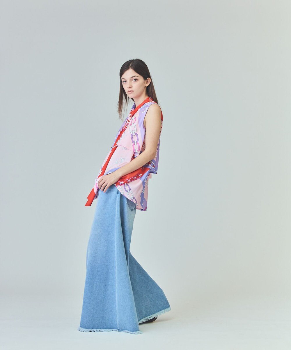 GRACE CONTINENTAL チェーンレイヤードノースリーブ