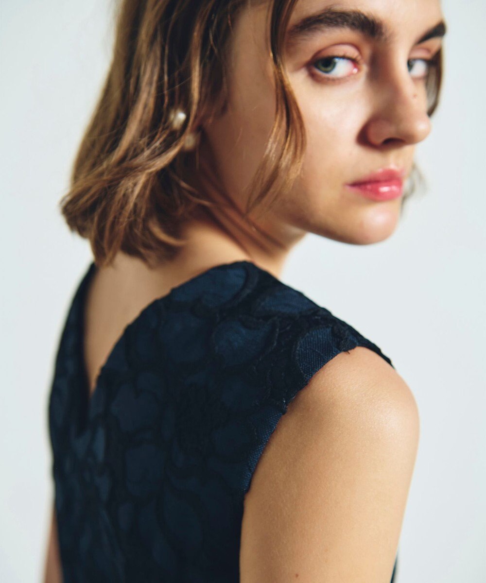 GRACE CONTINENTAL ローズレースドレス