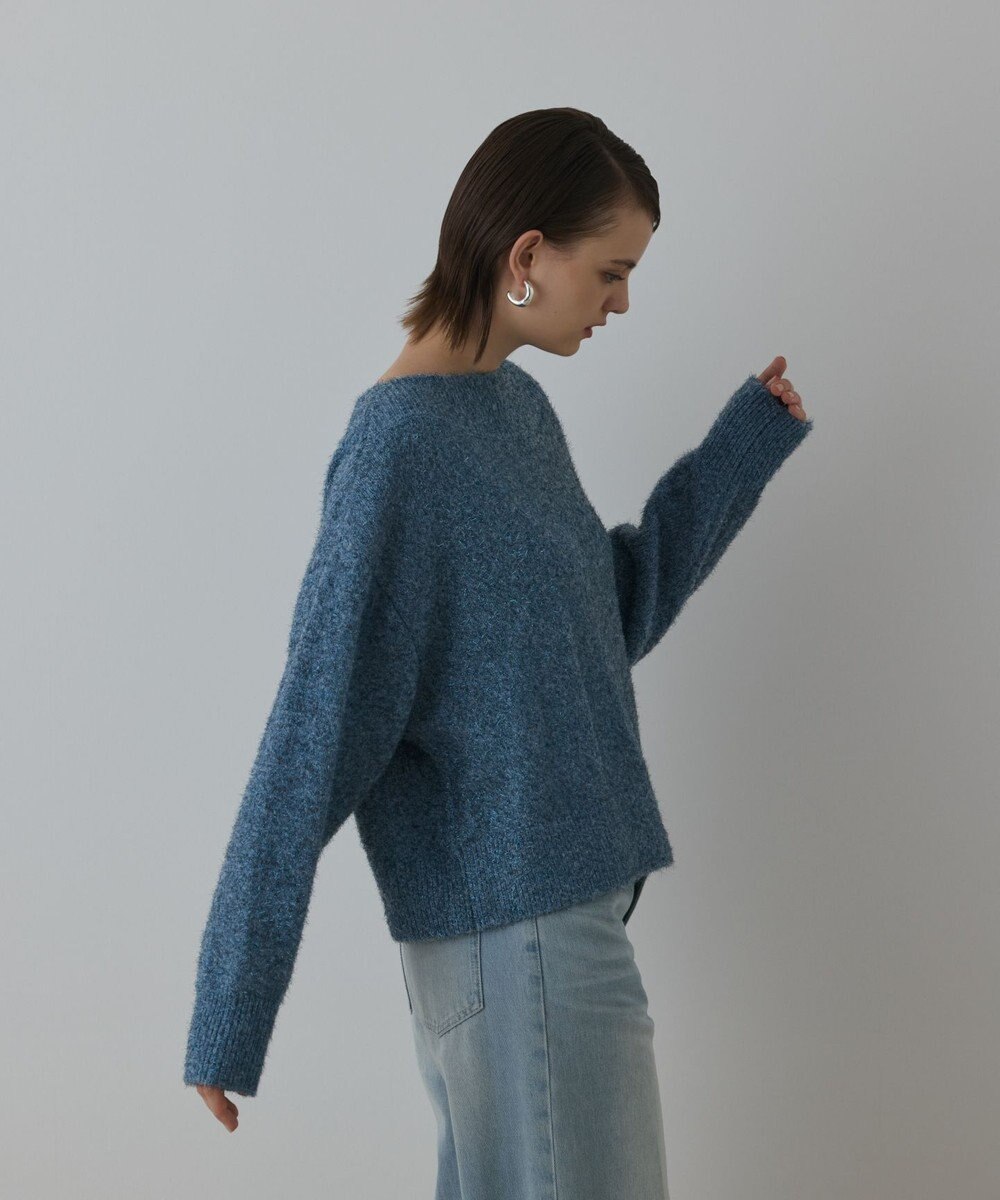 GRACE CONTINENTAL グリッターニットトップ 