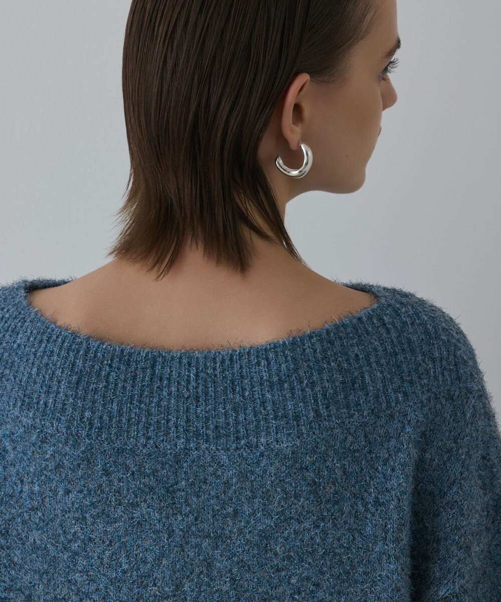 GRACE CONTINENTAL グリッターニットトップ 