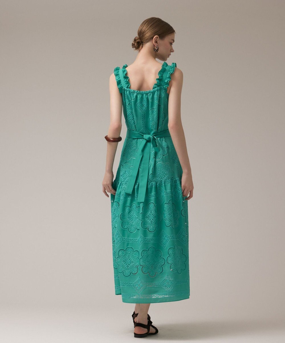 GRACE CONTINENTAL カットワーク刺繍ワンピース 