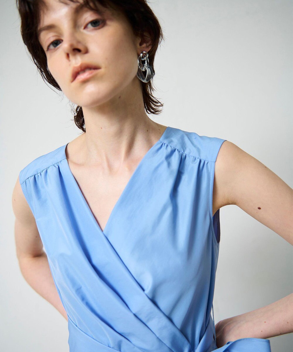 GRACE CONTINENTAL ライトタフタドレス