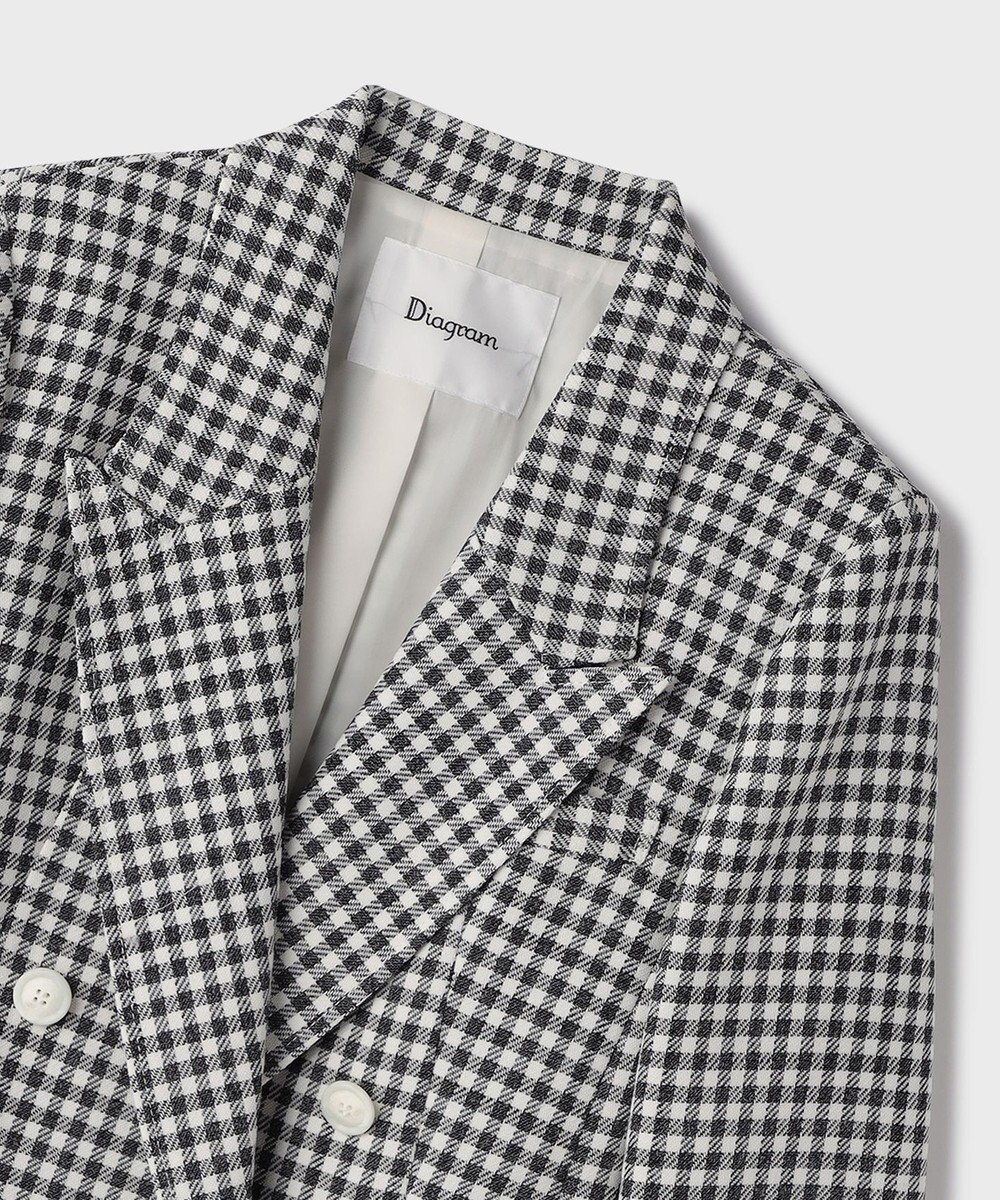 GRACE CONTINENTAL ギンガムダブルジャケット 