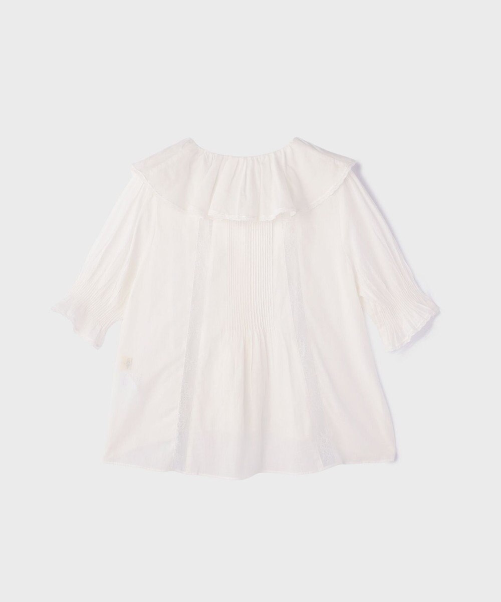 GRACE CONTINENTAL コットンフリルカラーブラウス