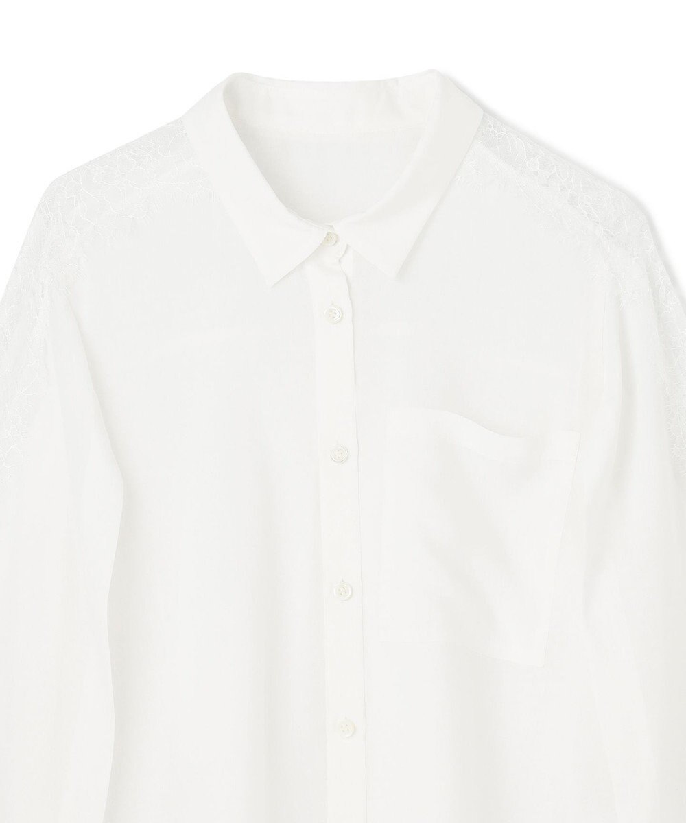 GRACE CONTINENTAL シアーポンチョシャツ 