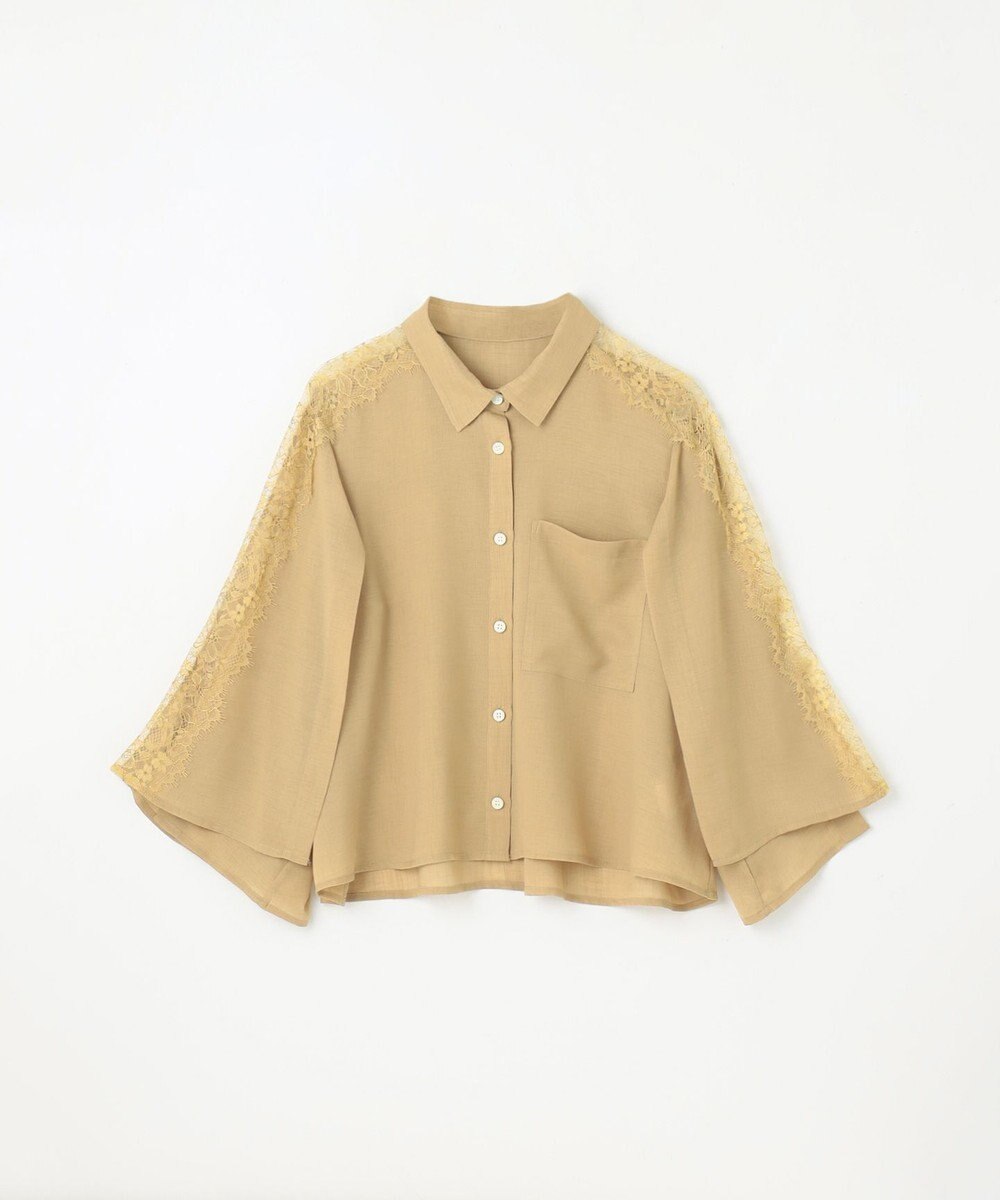 GRACE CONTINENTAL シアーポンチョシャツ 