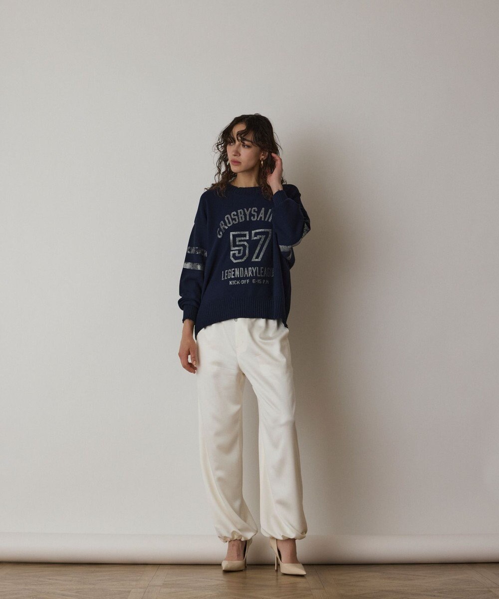 GRACE CONTINENTAL ナンバリングニットトップ