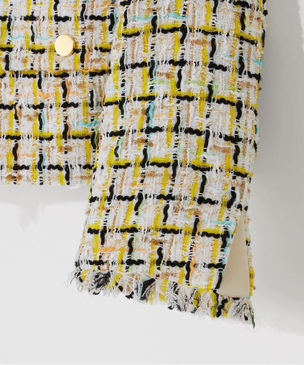 GRACE CONTINENTAL チュールヤーンツイードジャケット 