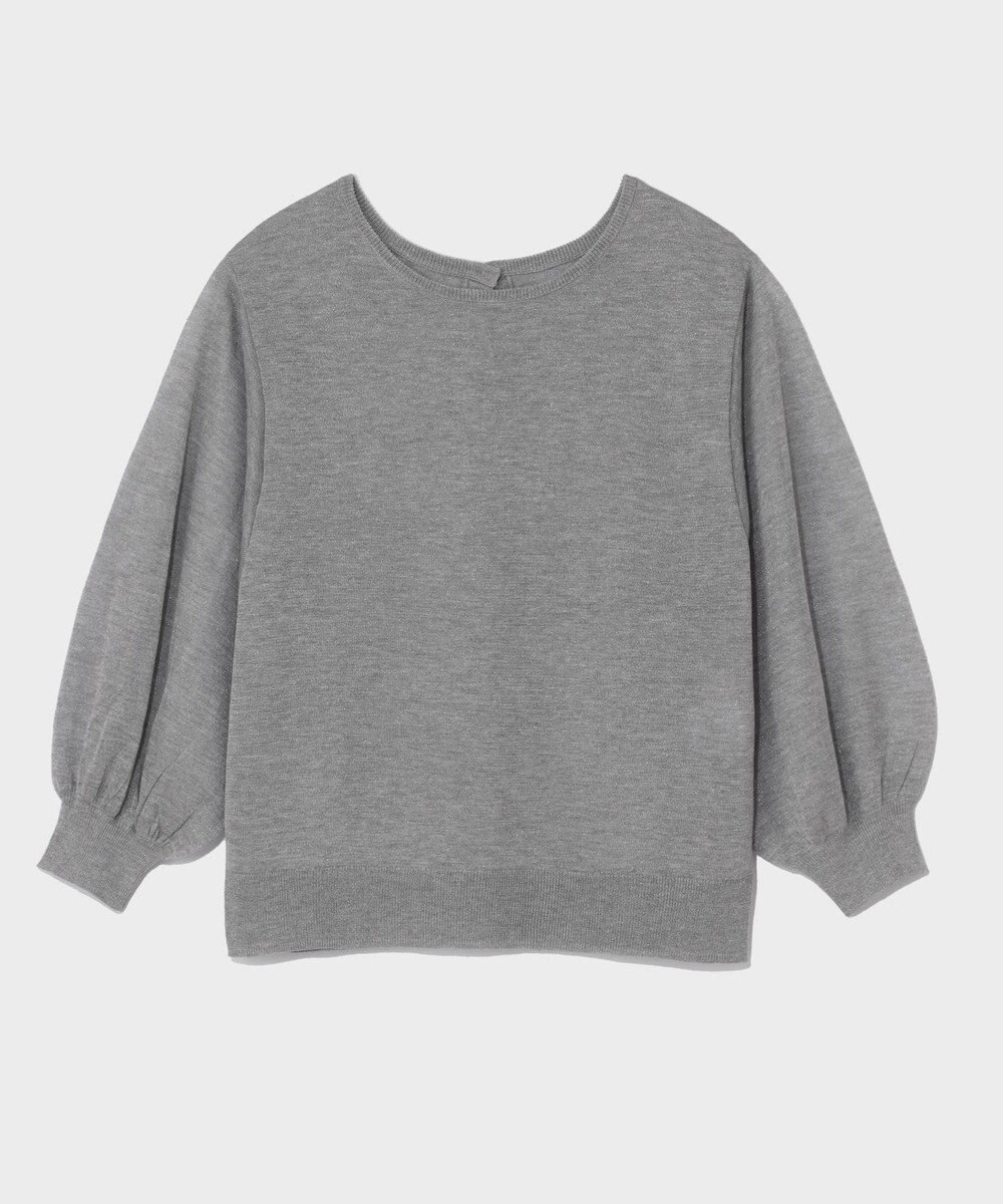 GRACE CONTINENTAL ラメシアーニットトップ