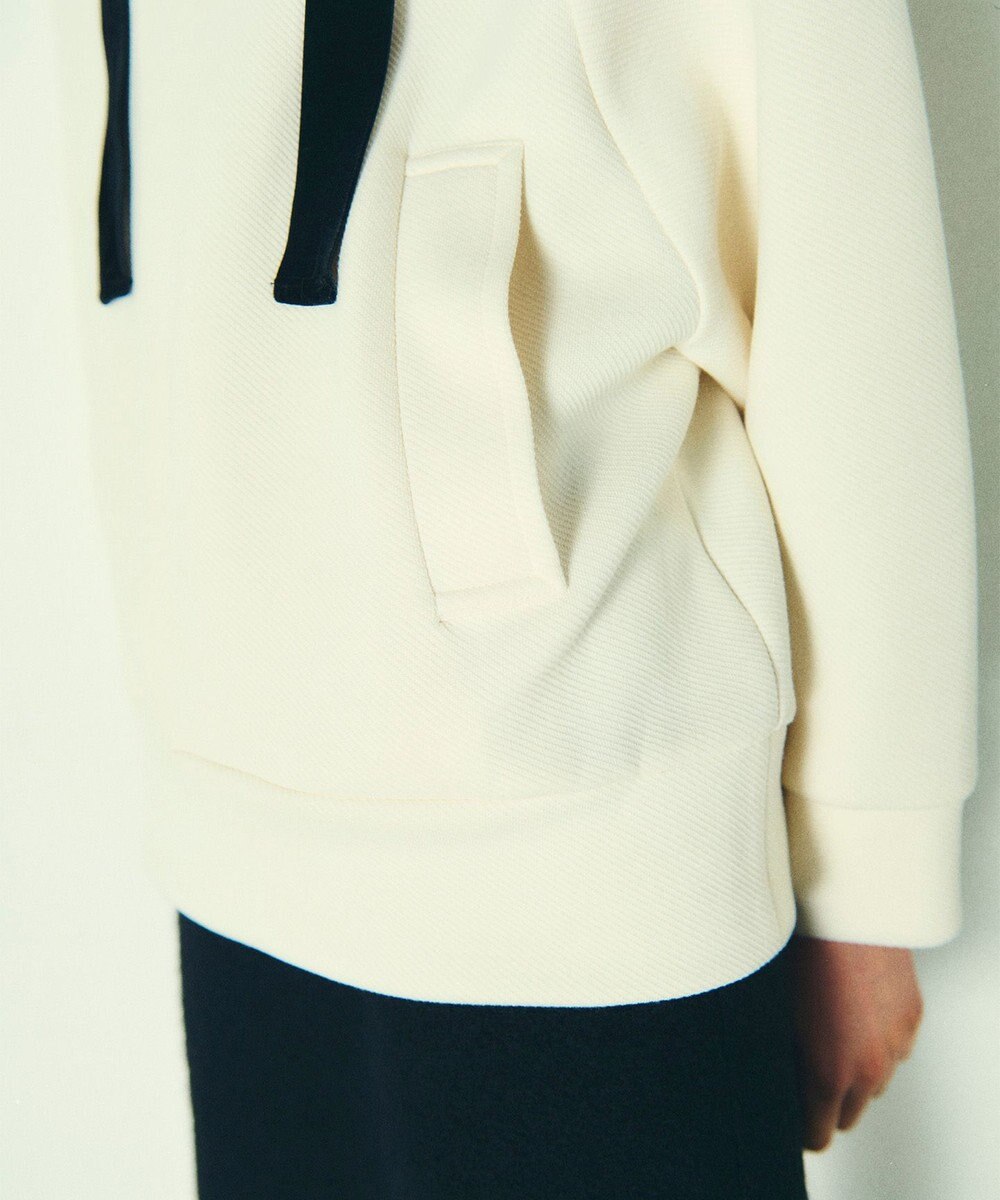 GRACE CONTINENTAL ハーフジップフードトップ 