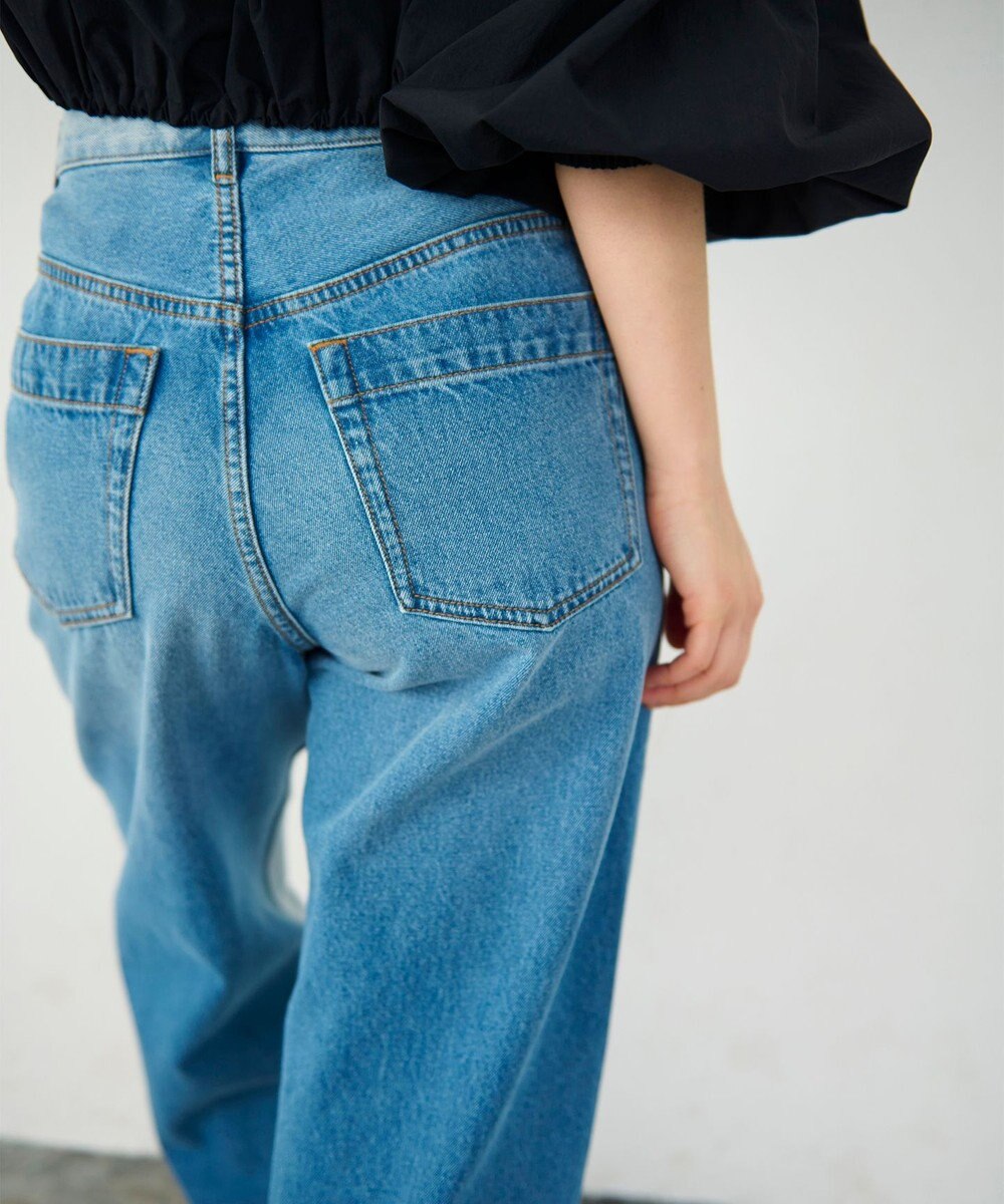 GRACE CONTINENTAL ラップデニムパンツ