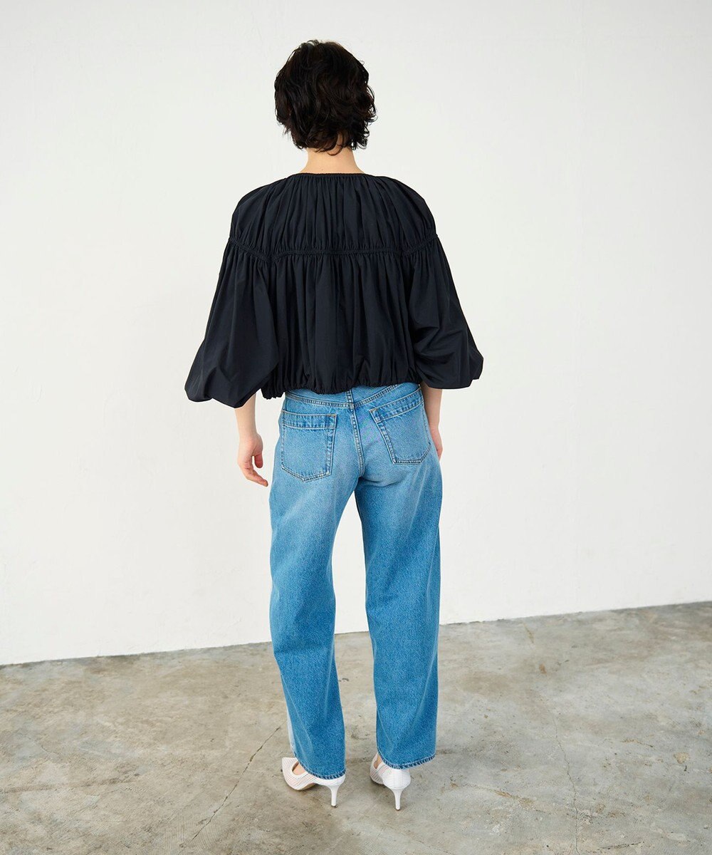 GRACE CONTINENTAL ラップデニムパンツ