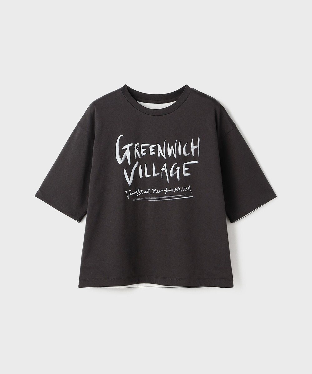 GRACE CONTINENTAL レイヤードロゴＴシャツ 