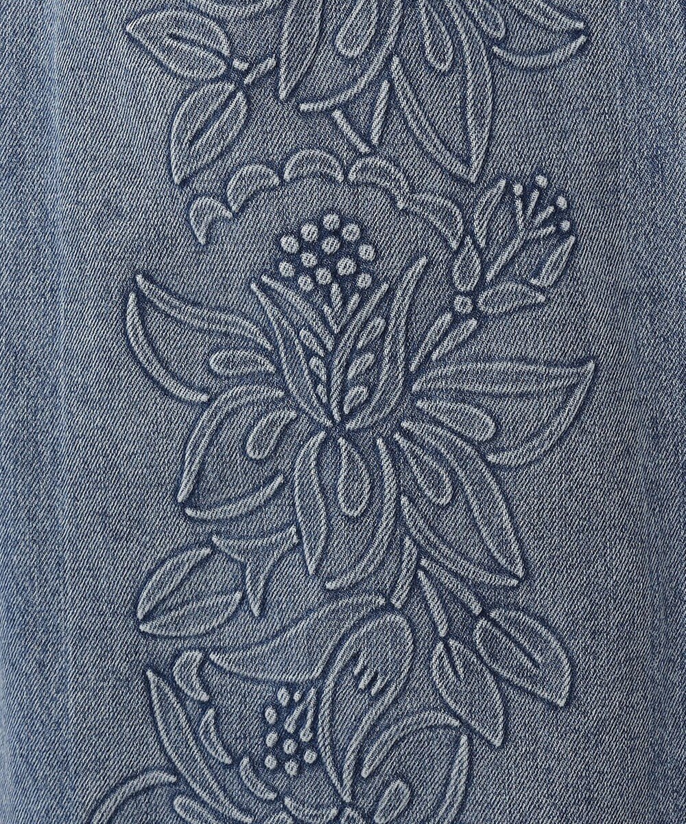 GRACE CONTINENTAL エンボスデニムスカート 