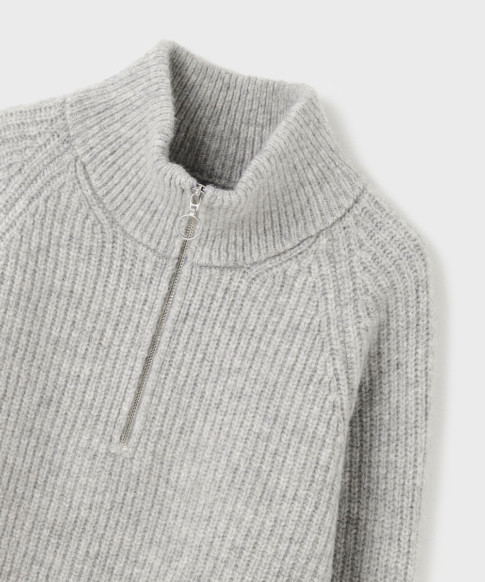 GRACE CONTINENTAL / グレースコンチネンタル 畦zipニットトップ 畦zipニットトップ / GRACE CONTINENTAL | GRACE CONTINENTAL