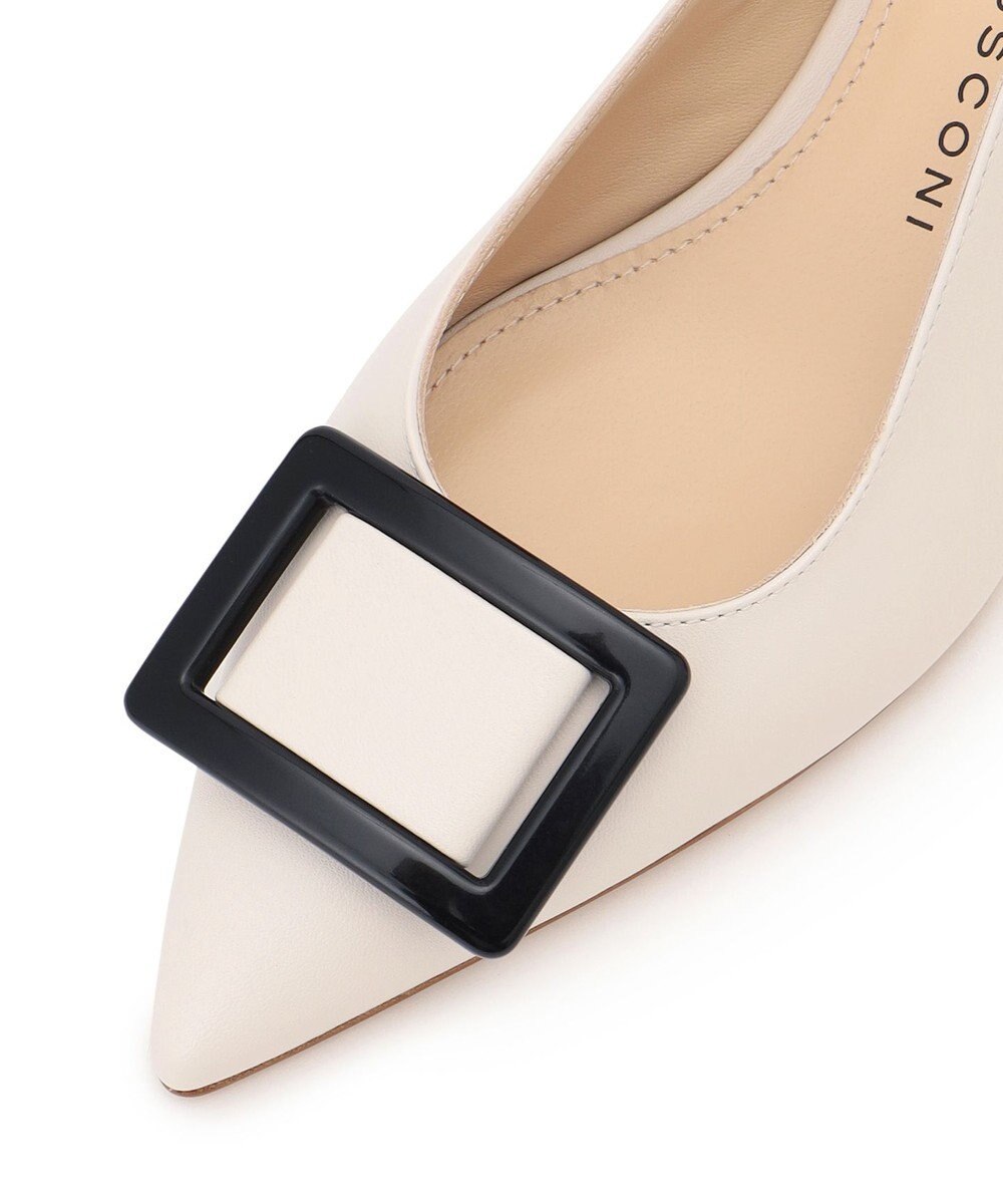 GRACE CONTINENTAL FABIO RUSCONI スクエアバックルサンダル 