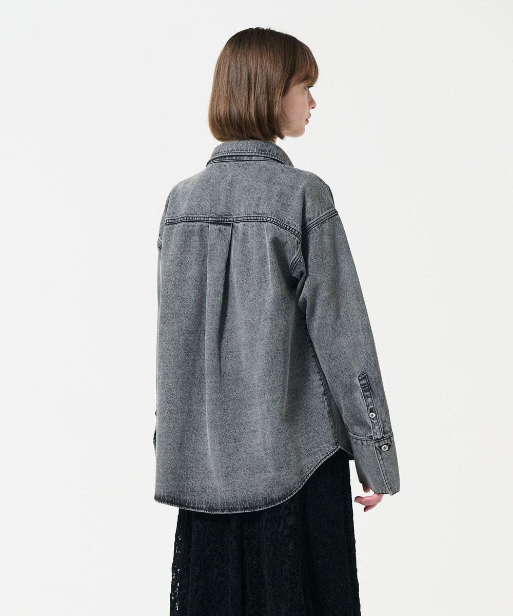 GRACE CONTINENTAL スタッズデニムシャツ