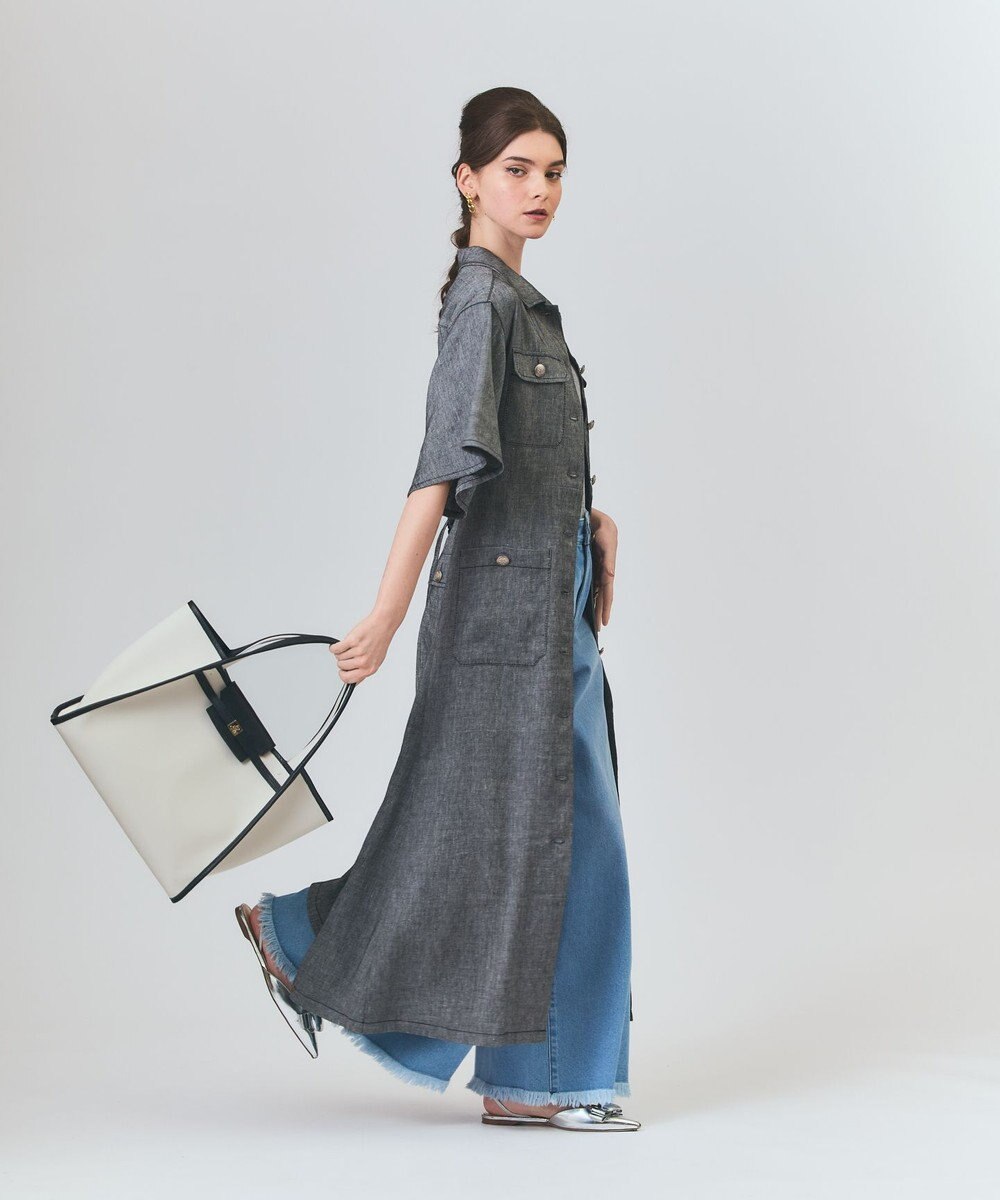 GRACE CONTINENTAL フラップトートバッグ