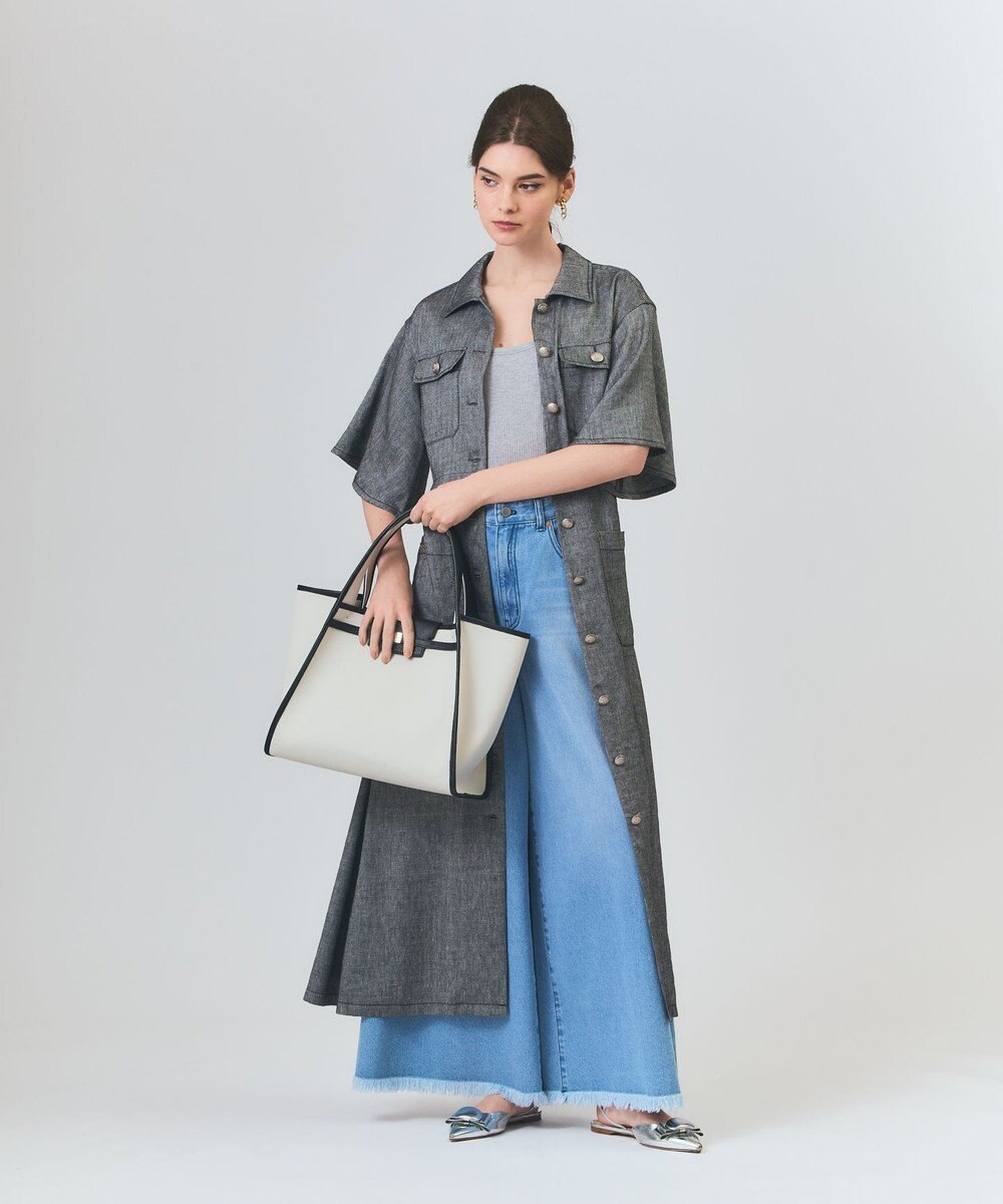 GRACE CONTINENTAL フラップトートバッグ