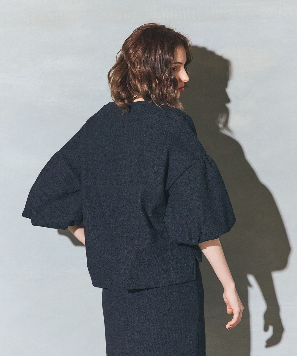 GRACE CONTINENTAL バルーンスリーブカットトップ 