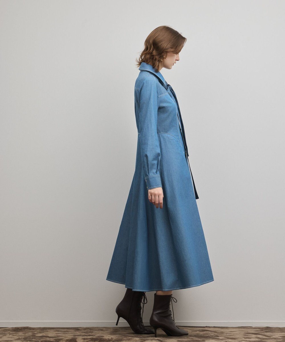 GRACE CONTINENTAL シャツフレアワンピース 