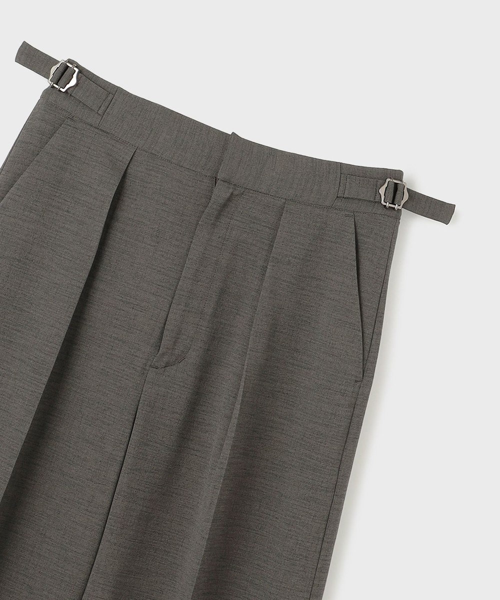 GRACE CONTINENTAL スラブストレッチタックパンツ 