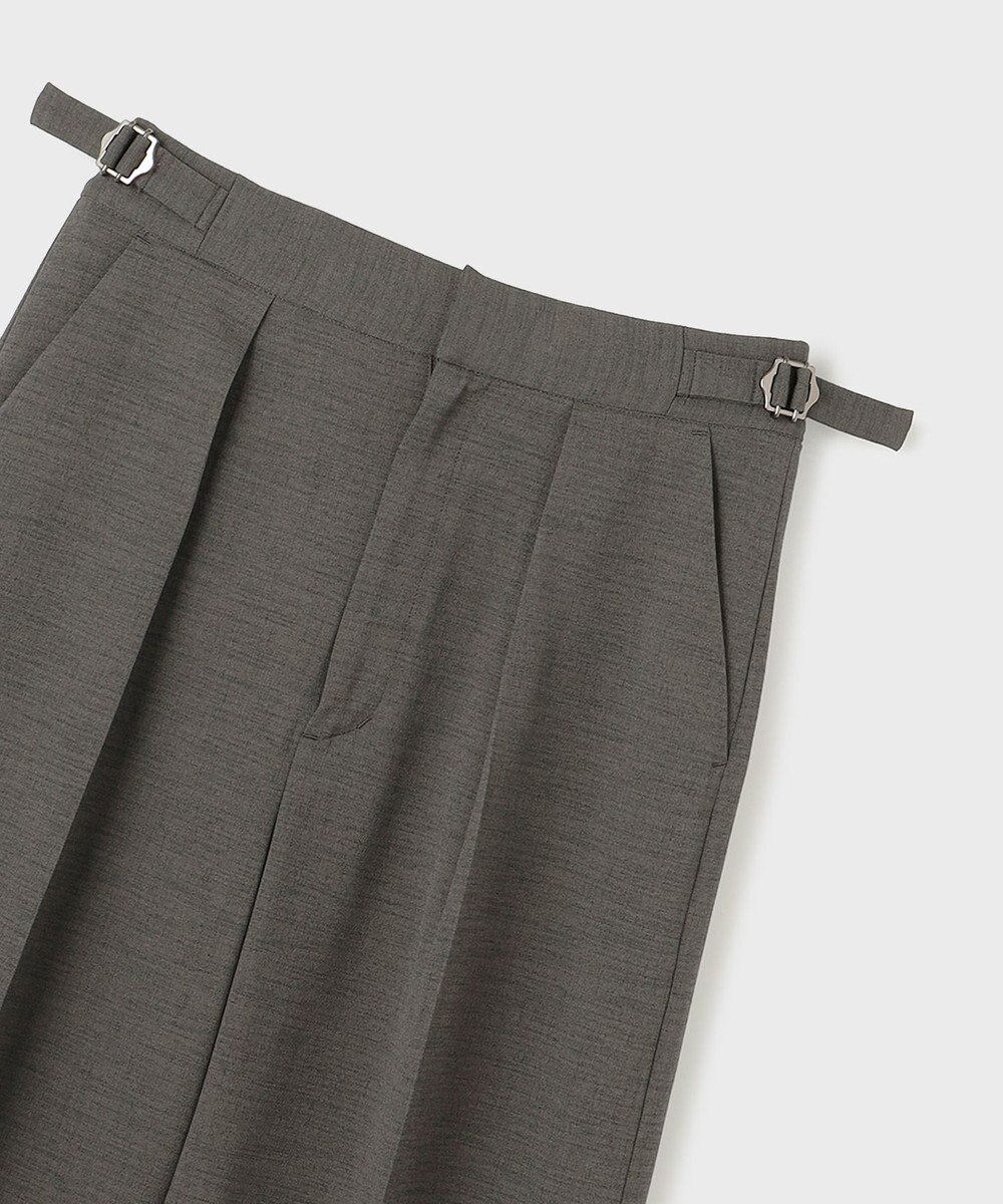 GRACE CONTINENTAL スラブストレッチタックパンツ