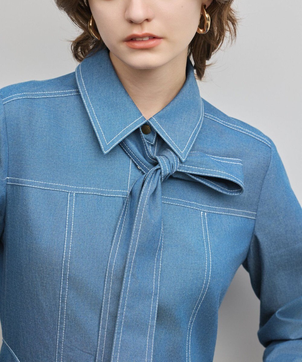 GRACE CONTINENTAL シャツフレアワンピース 