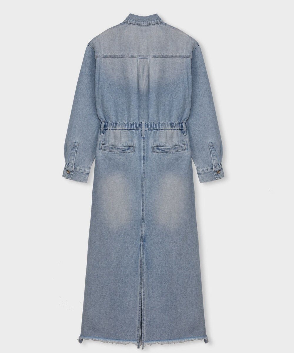 GRACE CONTINENTAL デニムドロストスリットワンピース 