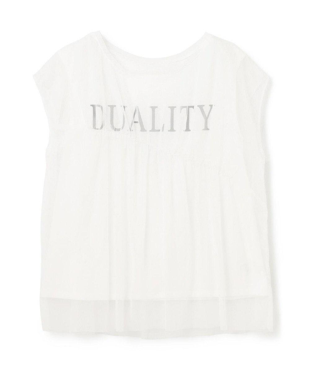 GRACE CONTINENTAL チュールレイヤードトップ 