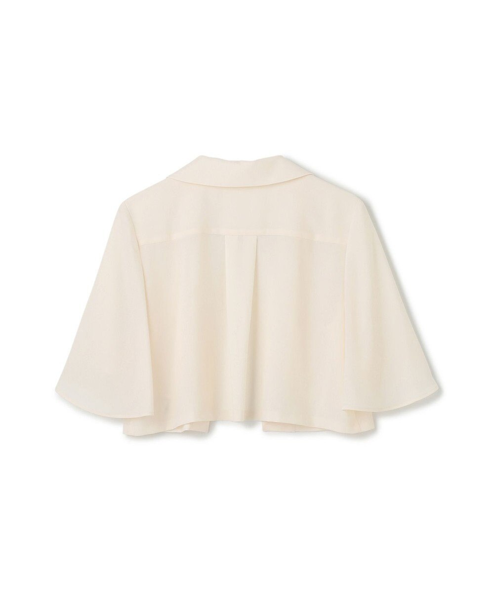 GRACE CONTINENTAL ケープスリーブシアージャケット 