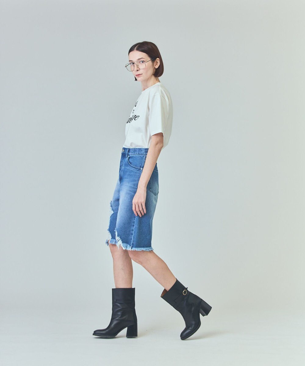 GRACE CONTINENTAL クラッシュハーフパンツ