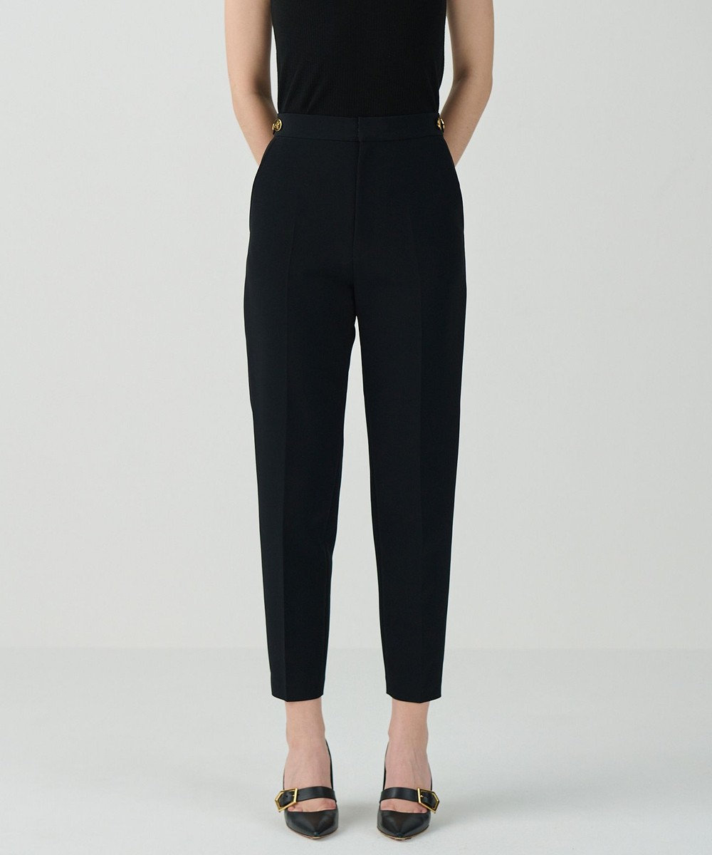 GRACE CONTINENTAL トリアセセンタープレスパンツ