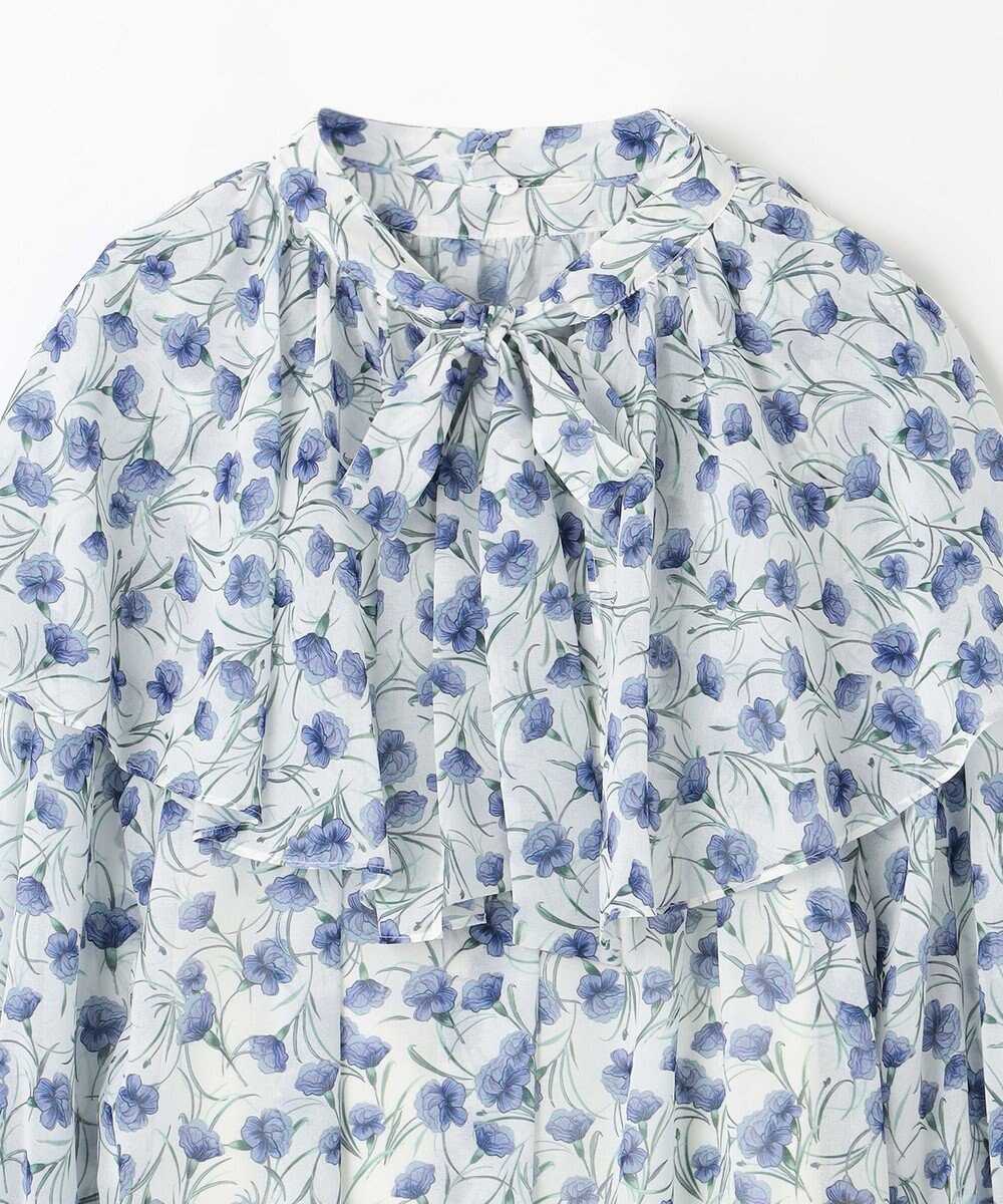 GRACE CONTINENTAL スモールフラワーケープトップ 