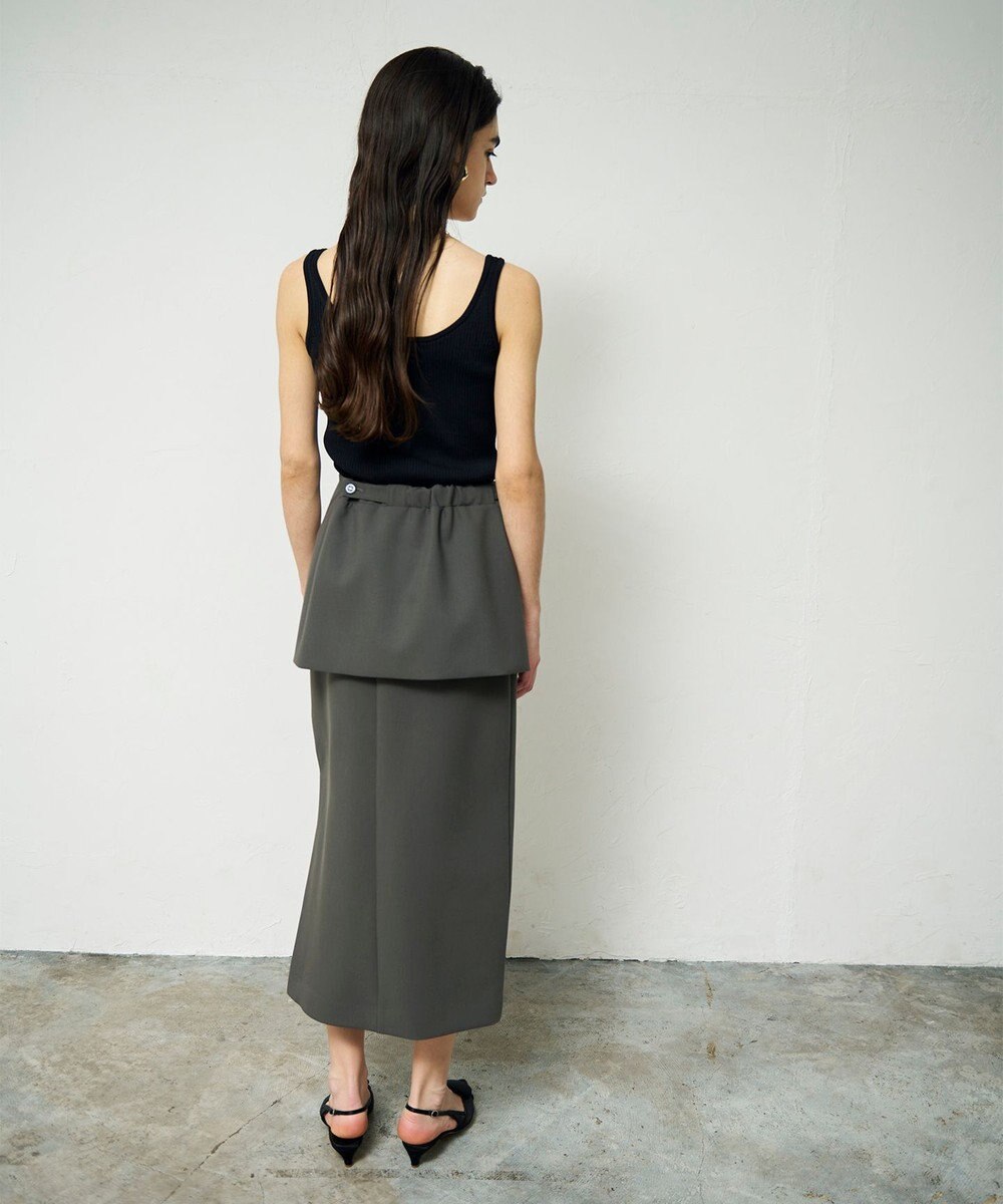 GRACE CONTINENTAL レイヤードペンシルスカート