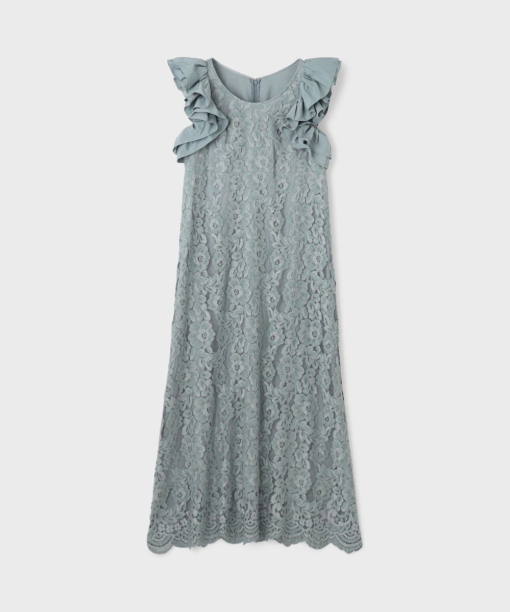 GRACE CONTINENTAL フリルレースワンピース 