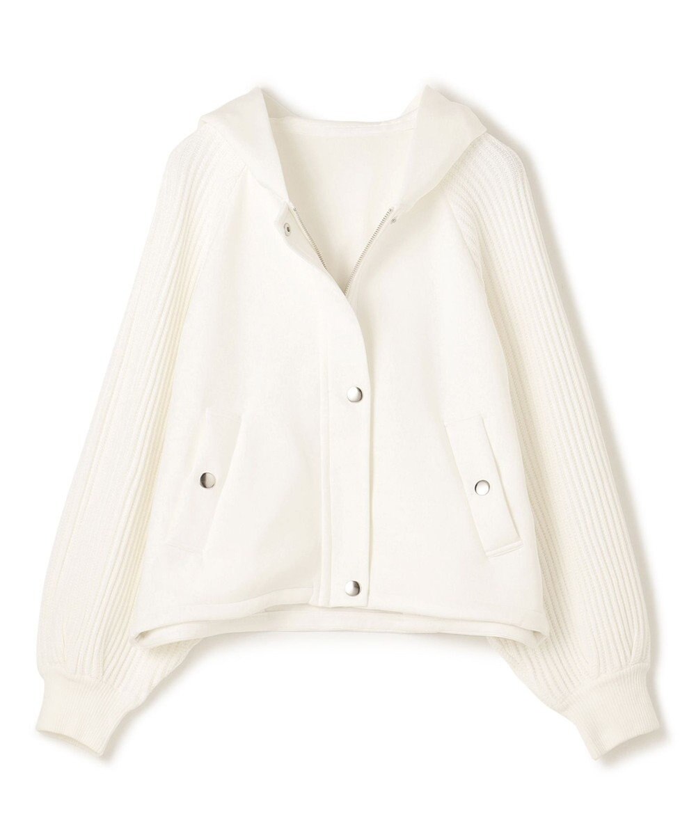 GRACE CONTINENTAL ニットコンビパーカー 