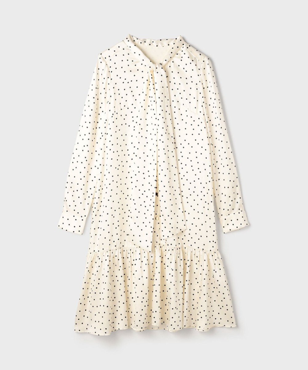 GRACE CONTINENTAL ランダムドットボウタイワンピース 