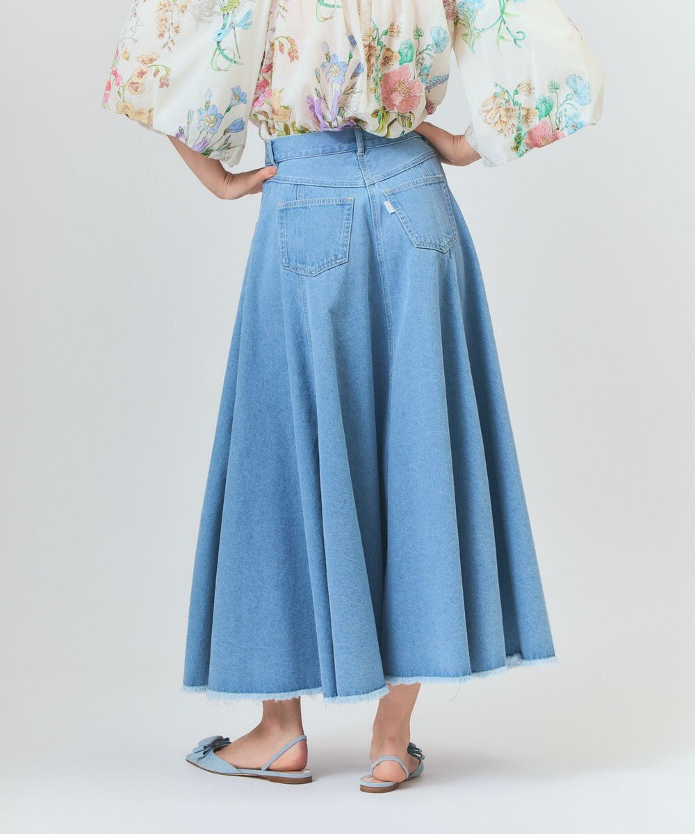 GRACE CONTINENTAL サーキュラーデニムスカート 