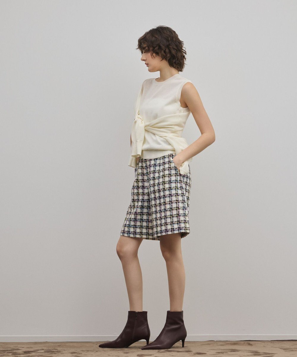 GRACE CONTINENTAL ツイードショートパンツ 