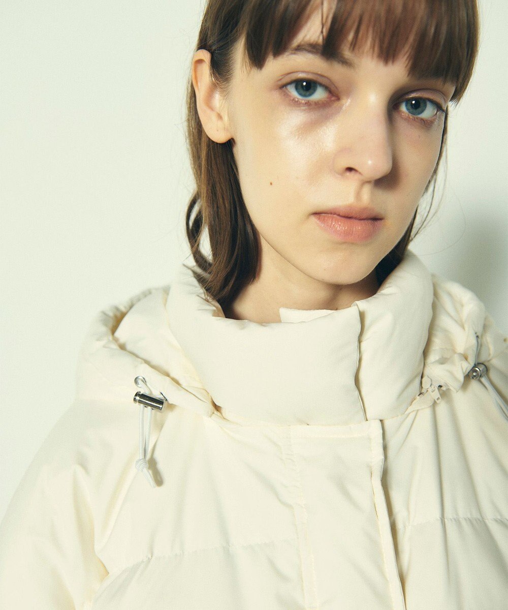 GRACE CONTINENTAL ヘムファーショートダウンジャケット 