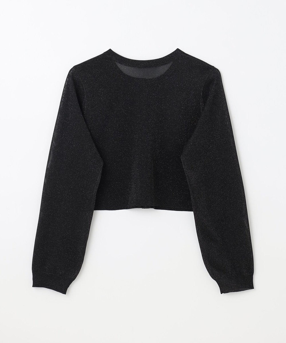 GRACE CONTINENTAL ラメシアーショートニットカーディガン 