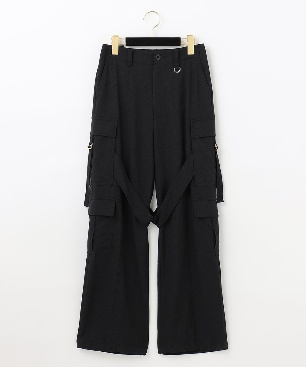 ボンテージパンツ ＜6(ROKU)＞SATIN BELT PANTS/パンツ